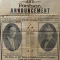 Advertisement announcing creation of Rice-Jones Motor Company